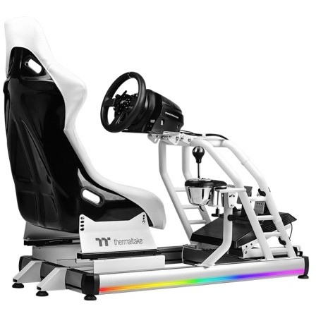 Karrige Gaming Thermaltake GR500 Snow Racing Simulator Cockpit - Bardhë - Figura 2