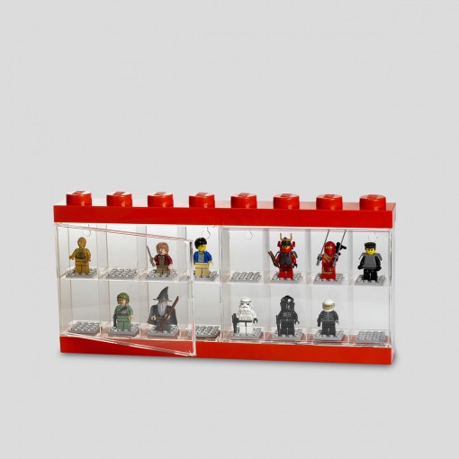 LEGO Room Copenhagen Minifigure Display Case 16 – Kuqe