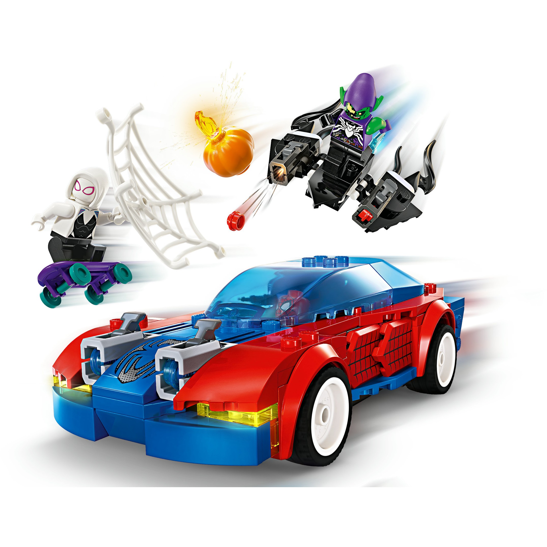 LEGO 76279 Marvel Super Heroes Spider-Man's Racing Car & Venom Green Goblin - Figura 4
