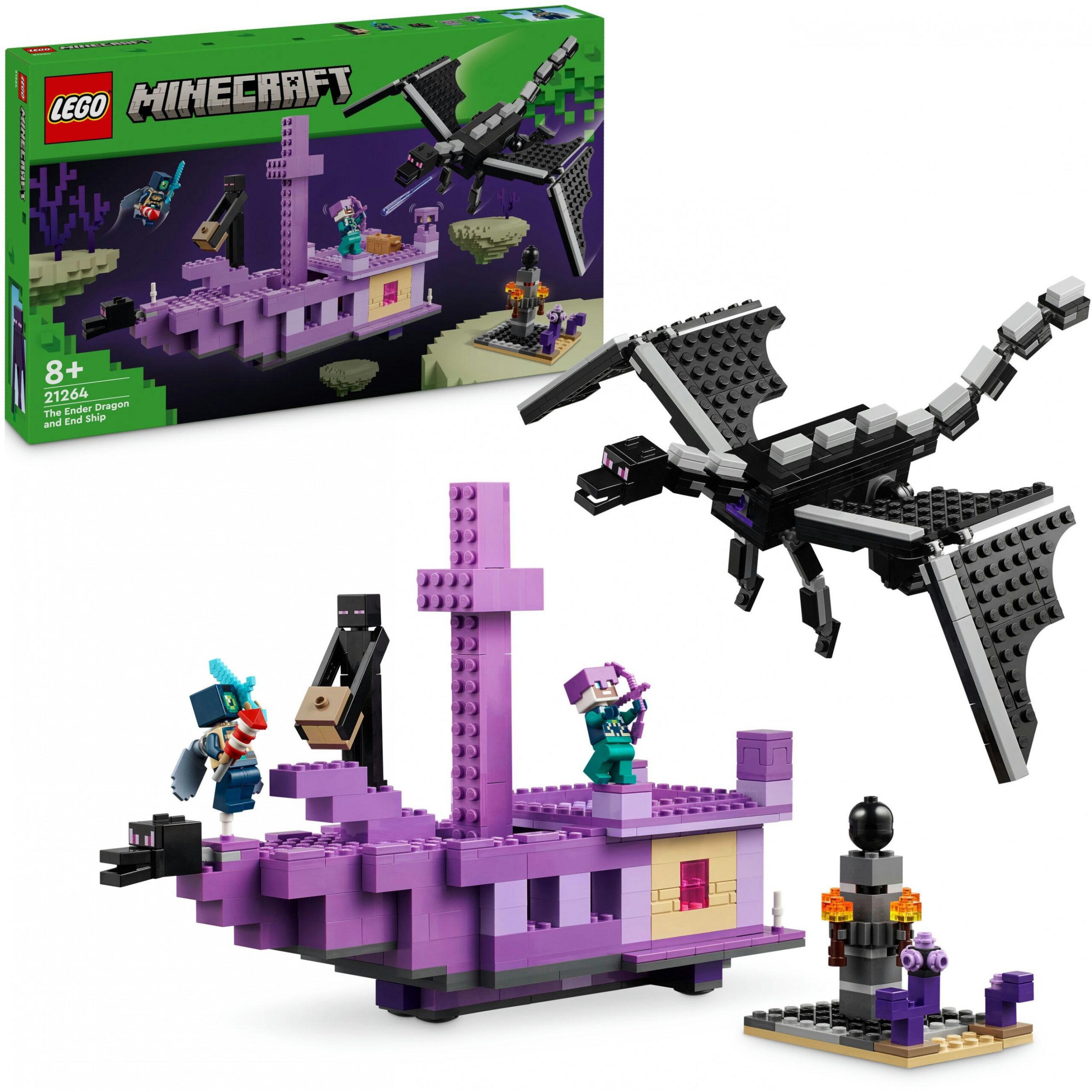 LEGO 21264 Minecraft: The Ender Dragon and the End Ship - Figura 3