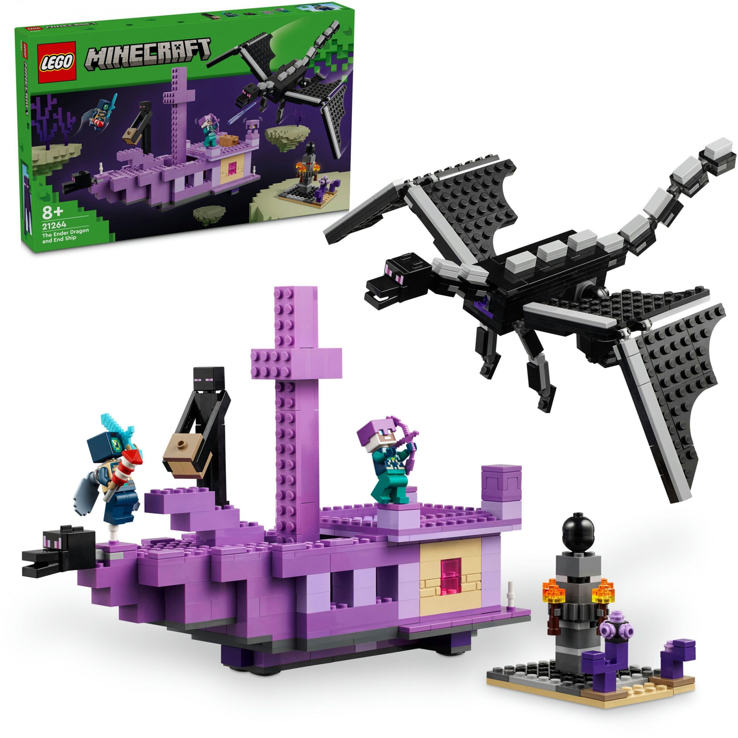 LEGO 21264 Minecraft: The Ender Dragon and the End Ship - Figura 4