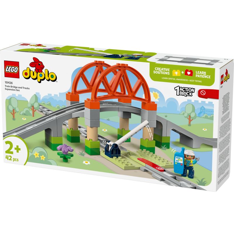 LEGO DUPLO Town – Train Bridge & Tracks Expansion Set 10426 - Figura 3