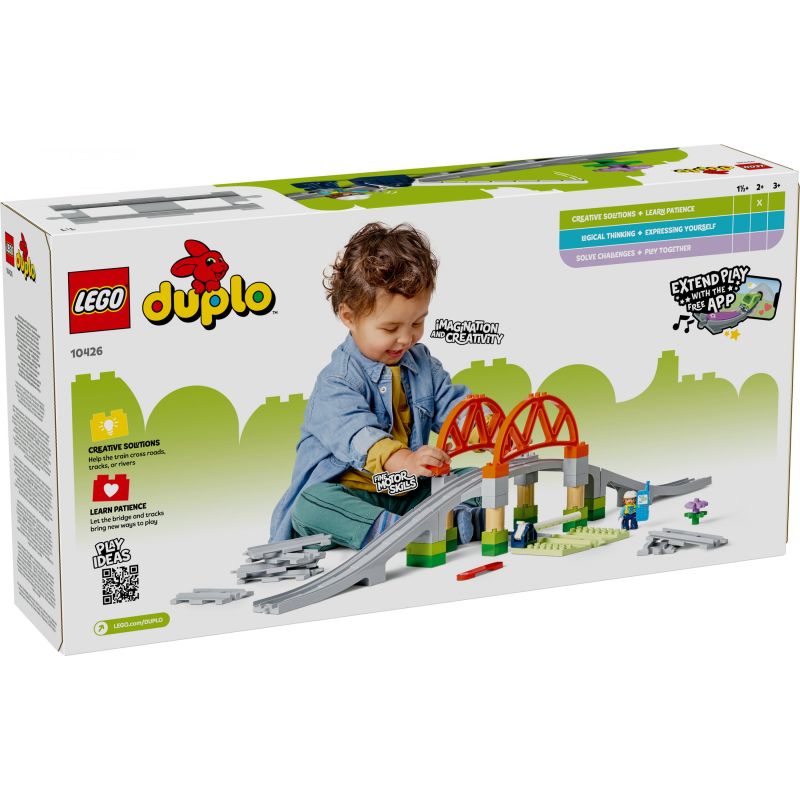 LEGO DUPLO Town – Train Bridge & Tracks Expansion Set 10426 - Figura 4