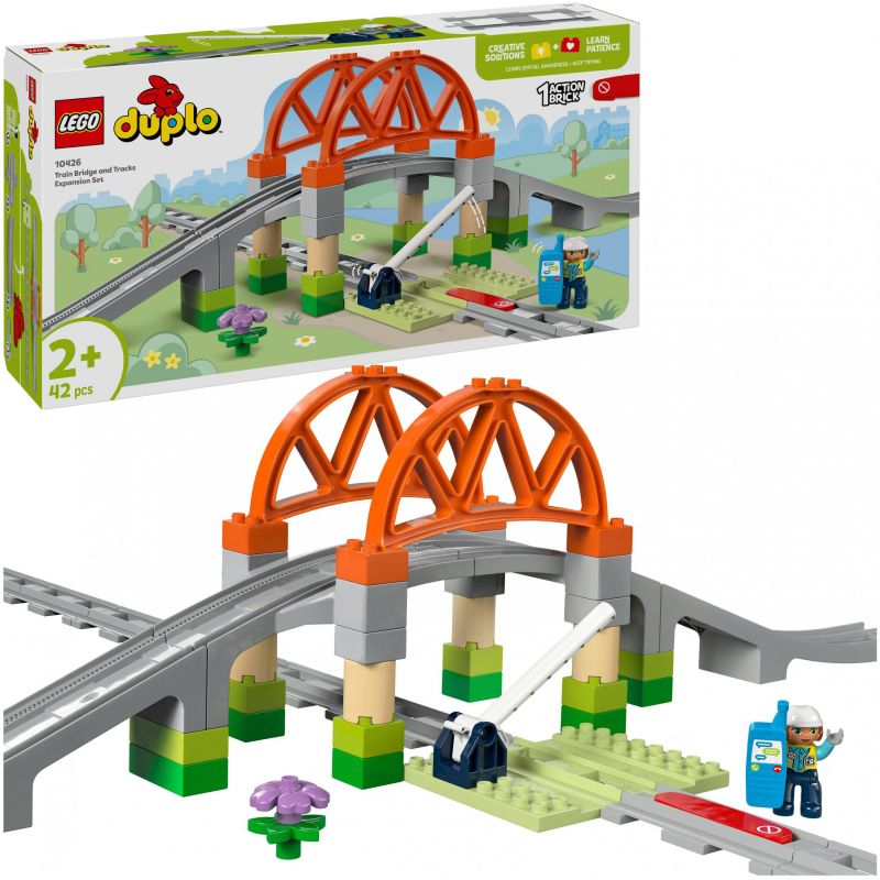 LEGO DUPLO Town – Train Bridge & Tracks Expansion Set 10426 - Figura 5