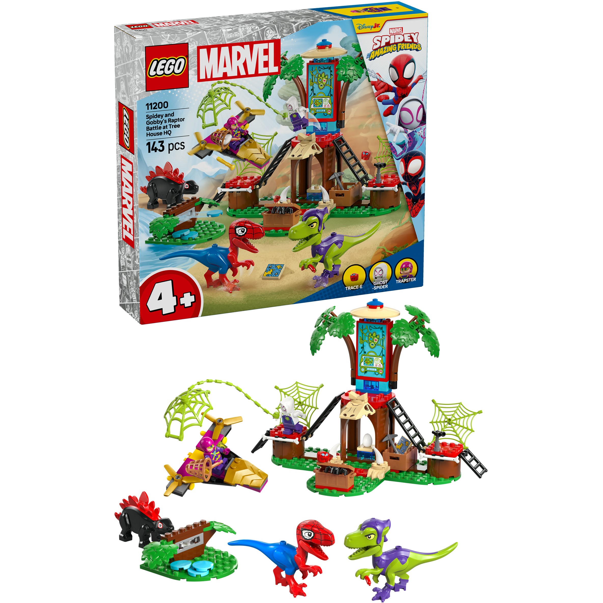 LEGO 11200 Marvel Spidey and His Super-Friends Showdown at the Treehouse: Spidey-Rex vs. Gobby-Raptor - Figura 3