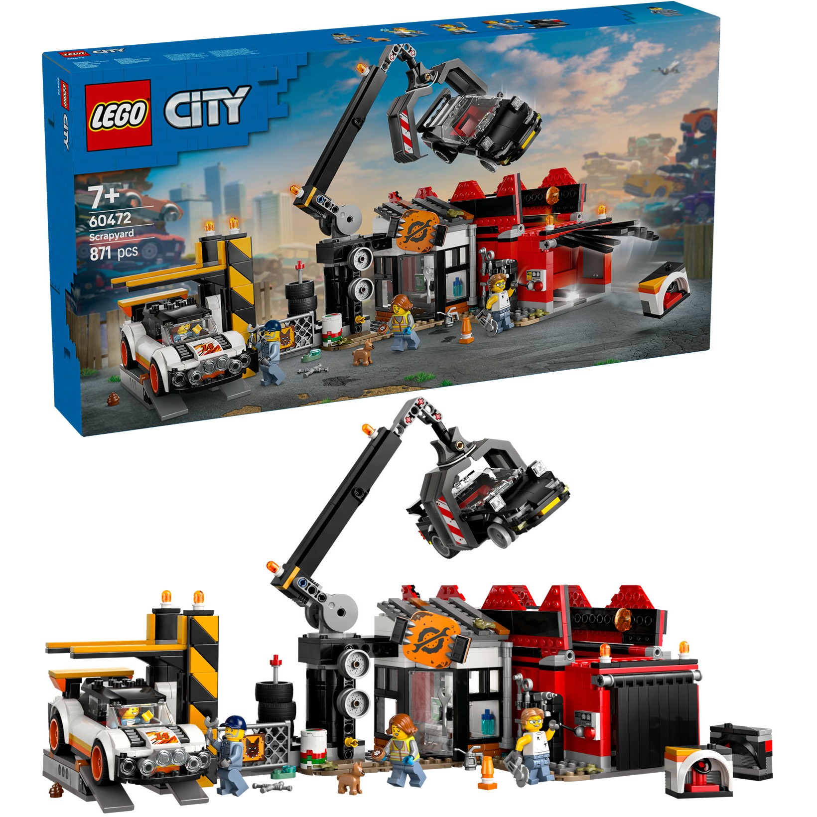 LEGO 60472 City Scrapyard with Cars - Figura 3