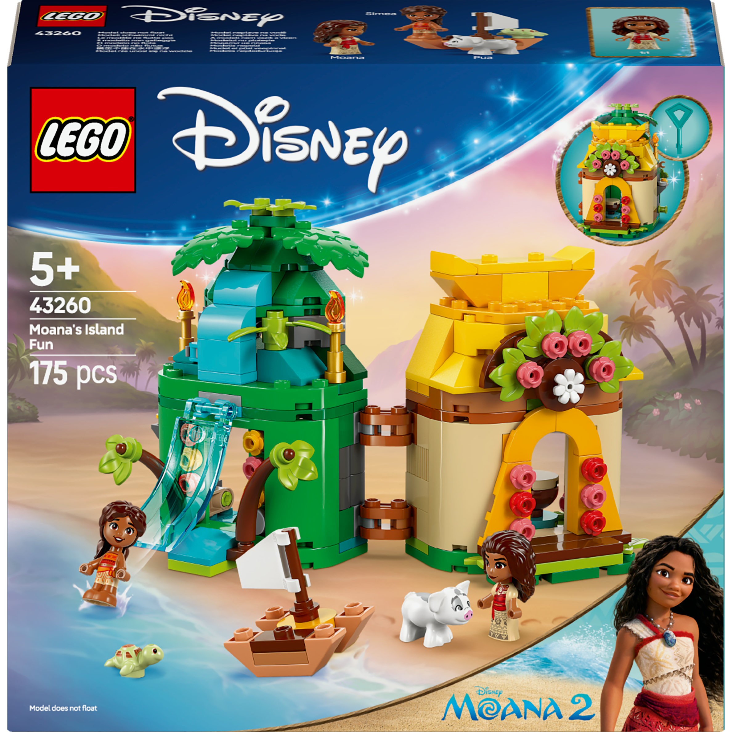 LEGO Disney Princess Vaiana’s Island Spa 43260