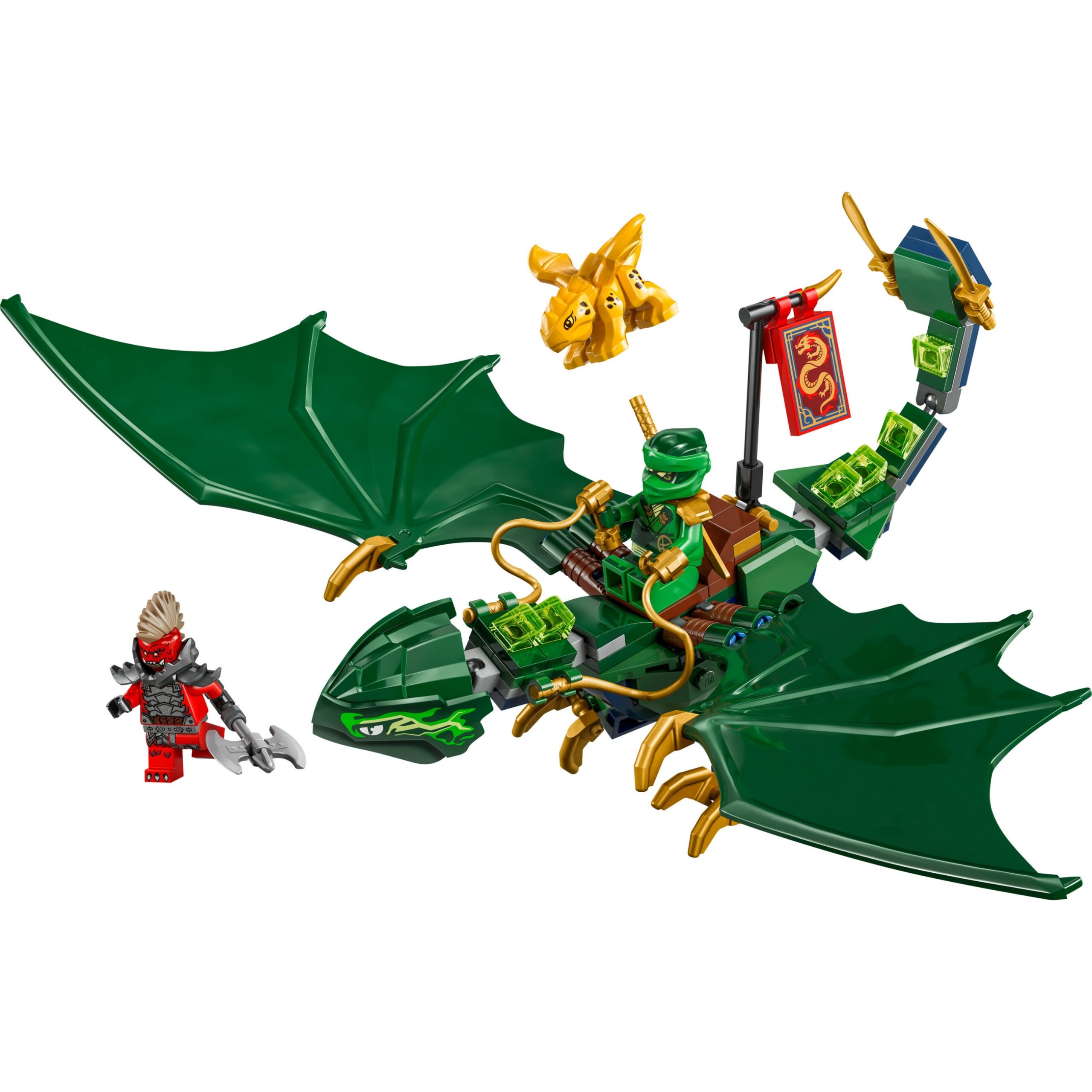 LEGO 71829 Ninjago Lloyd's Green Forest Dragon - Figura 2