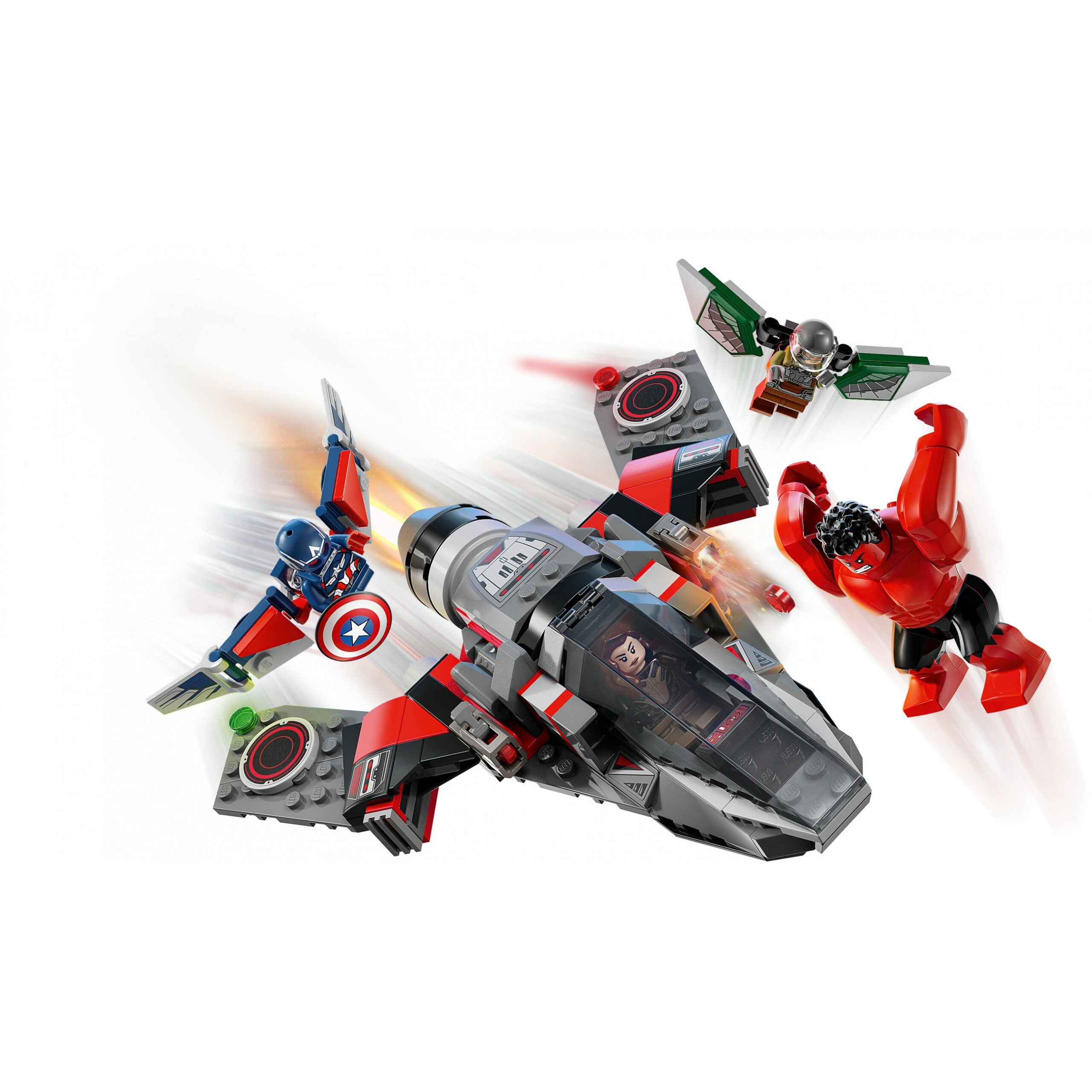 LEGO 76292 Marvel Super Heroes Showdown between Captain America and Red Hulk - Figura 4