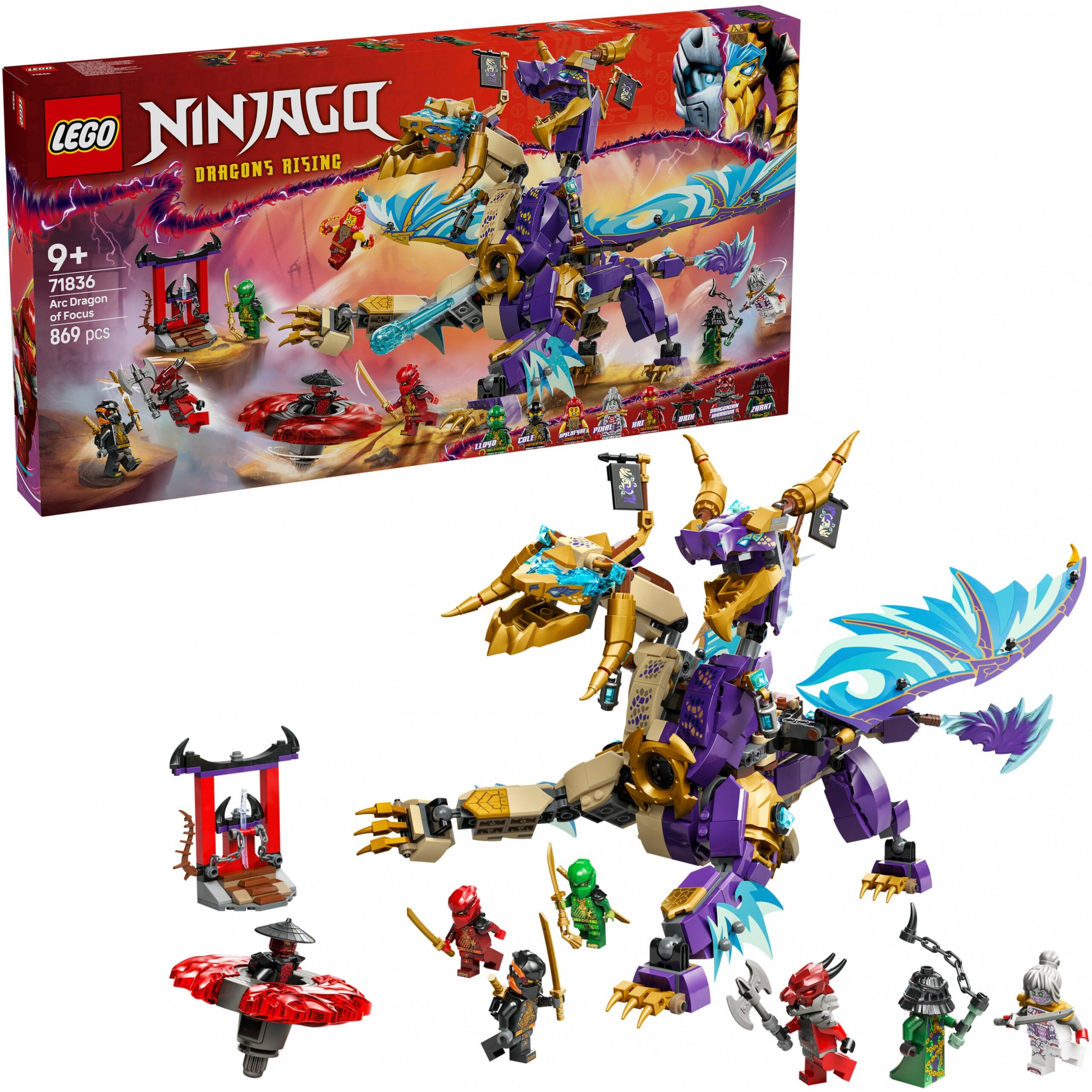 LEGO 71836 Ninjago Light Arc Dragon - Figura 3