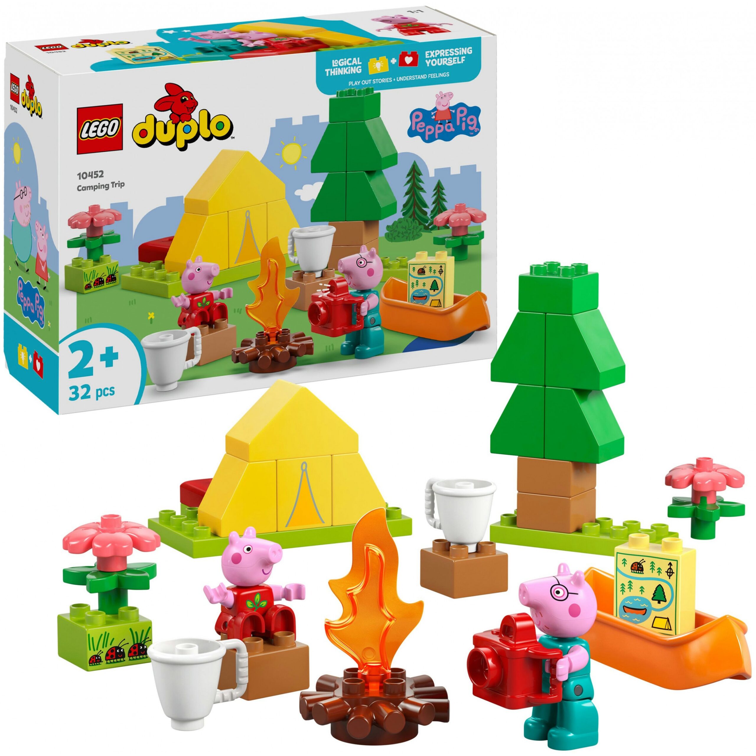 LEGO 10452 DUPLO Peppa Pig Camping Trip - Figura 3