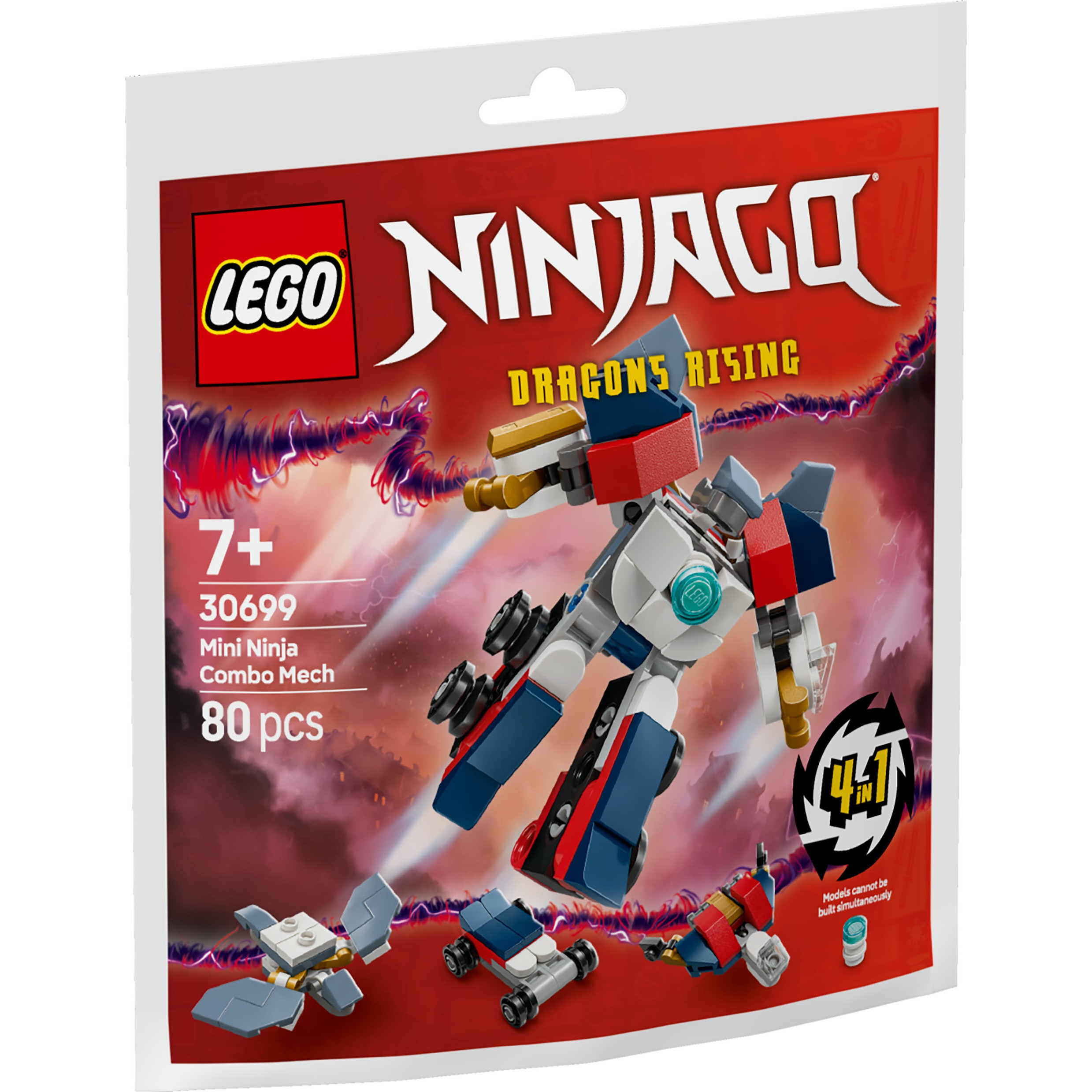 LEGO set 30699 is Mini Ninja Combo Mech - Figura 4