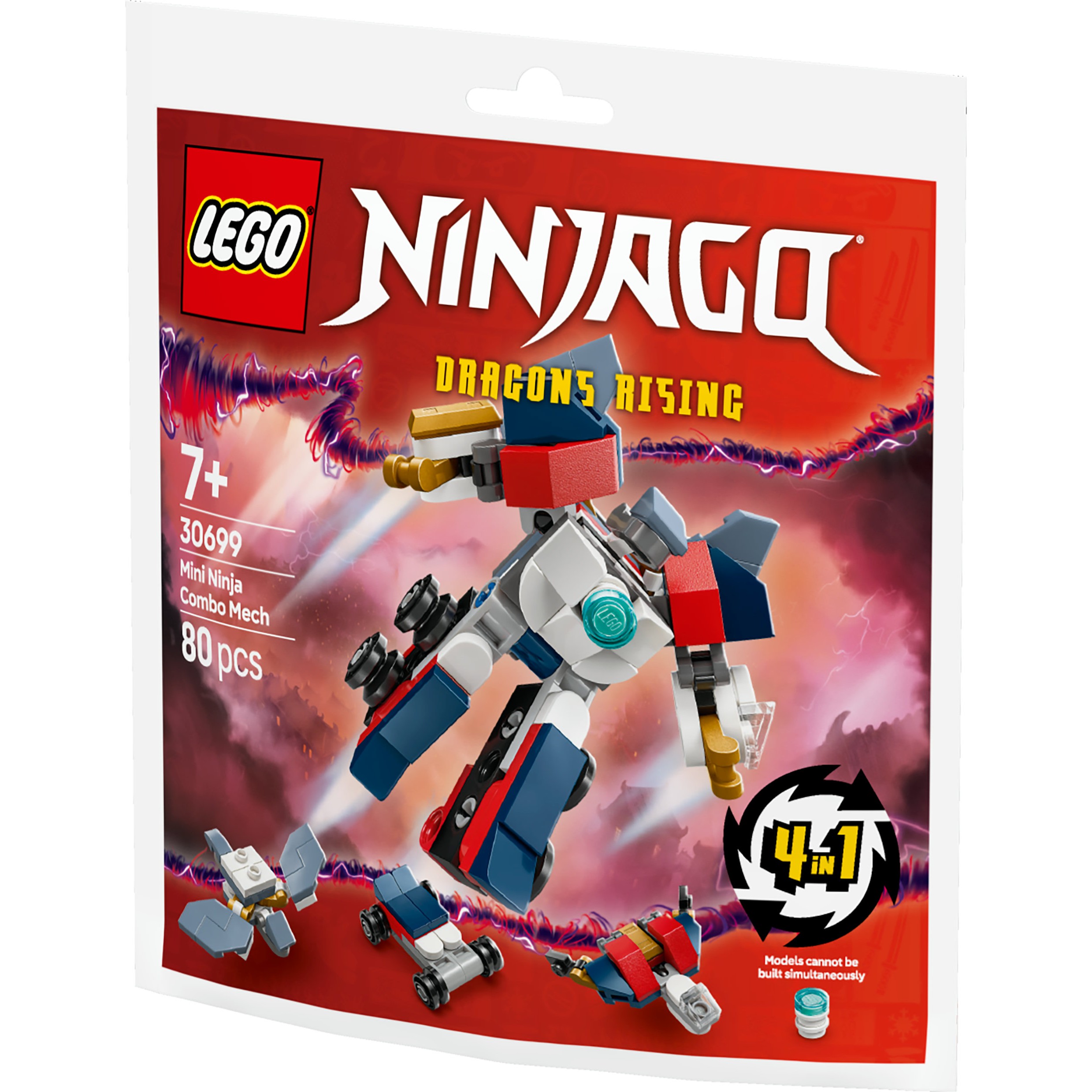 LEGO set 30699 is Mini Ninja Combo Mech - Figura 5