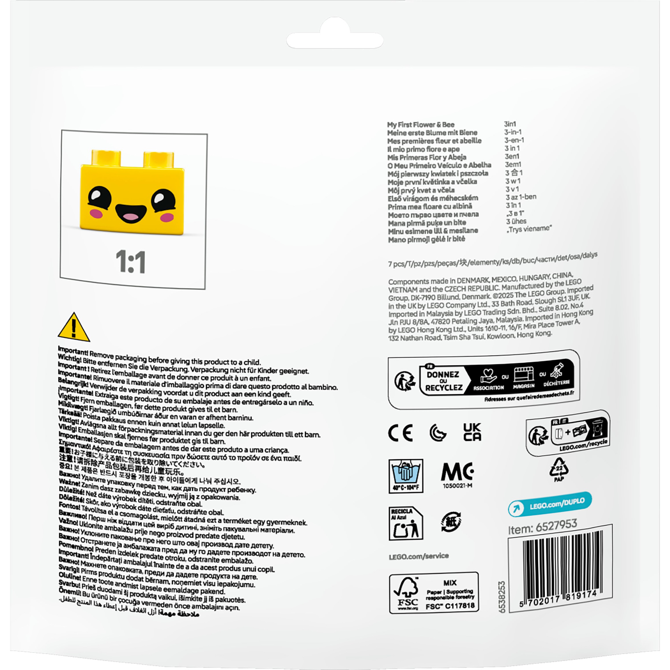LEGO set 30686 is My First Flower & Bee - Figura 3
