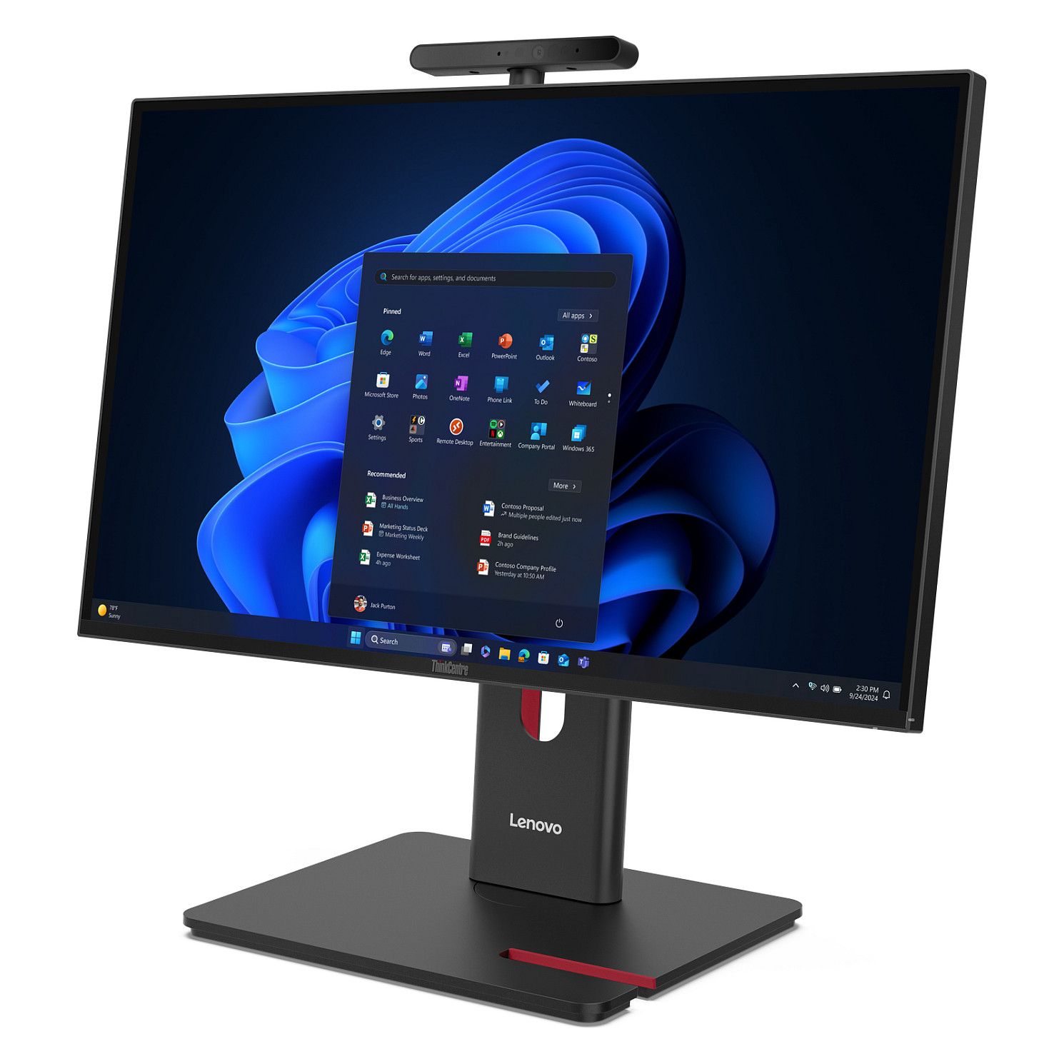 AIO Lenovo ThinkCentre u7 265 vPro ENT / Ultra 7-265 / 32GB DDR5 / 512GB / 23.8" Full HD / Intel Graphics / Kb + Mouse - Zezë - Figura 3