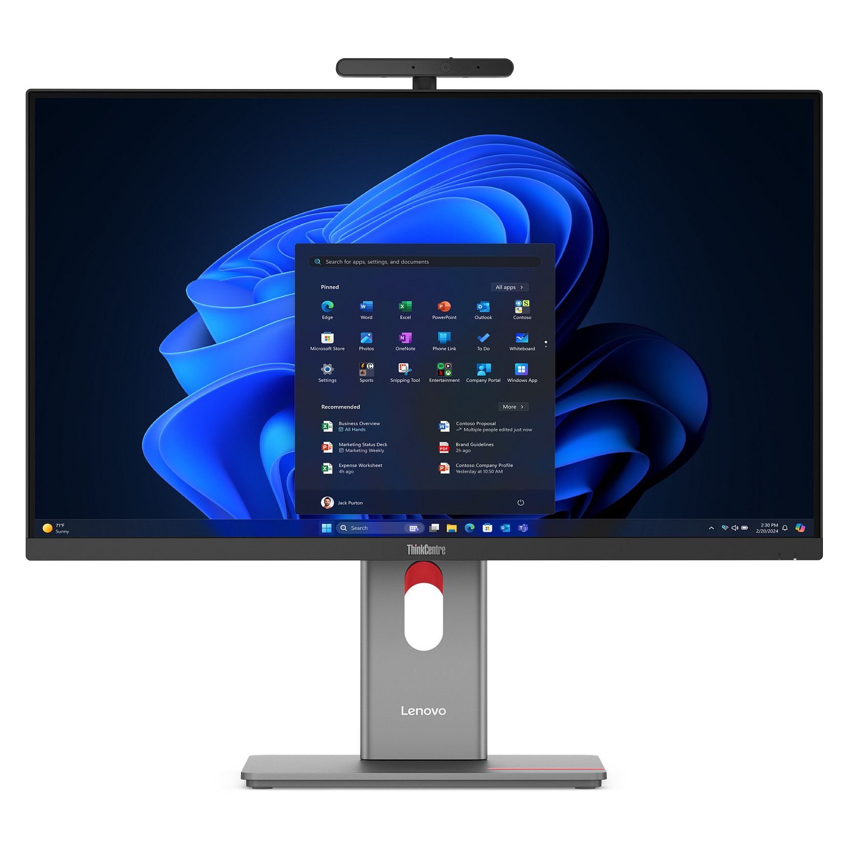 AIO Lenovo ThinkCentre M90a 27 Pro G6 / Ultra 5 / 32GB DDR5 / 512GB / 27" Quad HD / Intel Graphics / Kb+Mouse - Zezë