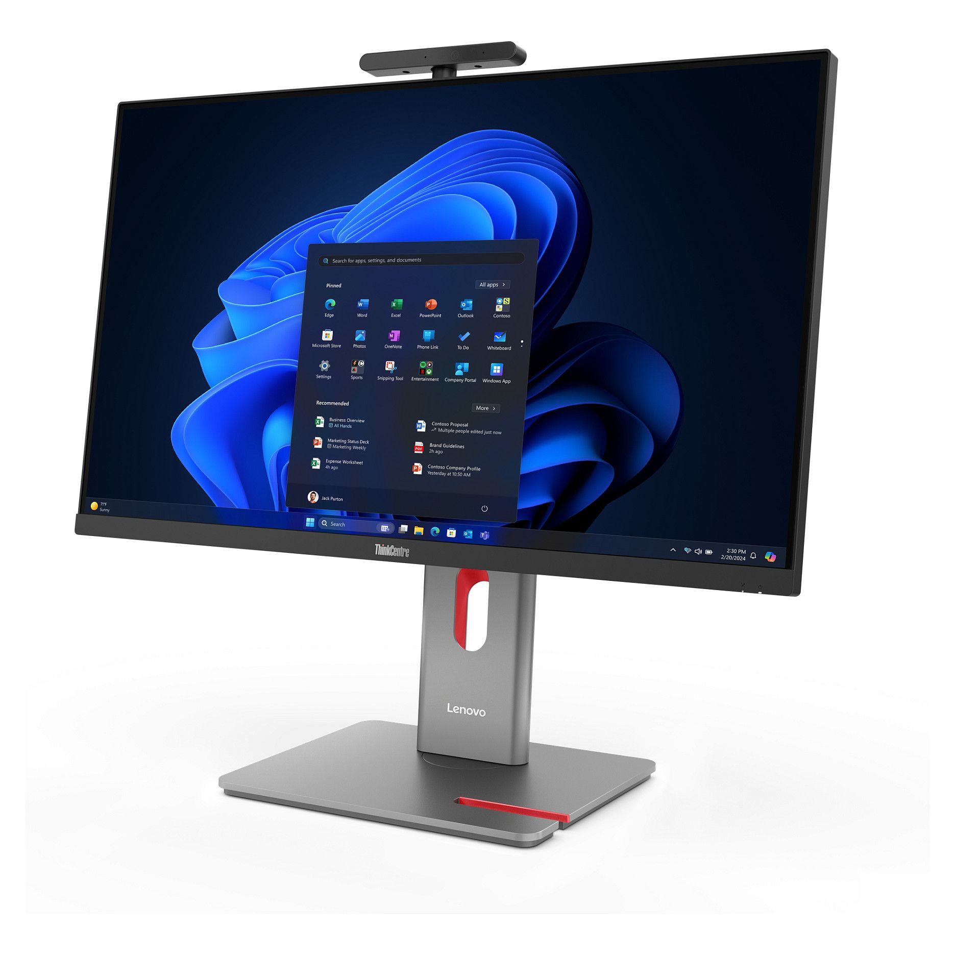 AIO Lenovo ThinkCentre M90a 27 Pro G6 / Ultra 5 / 32GB DDR5 / 512GB / 27" Quad HD / Intel Graphics / Kb+Mouse - Zezë - Figura 2