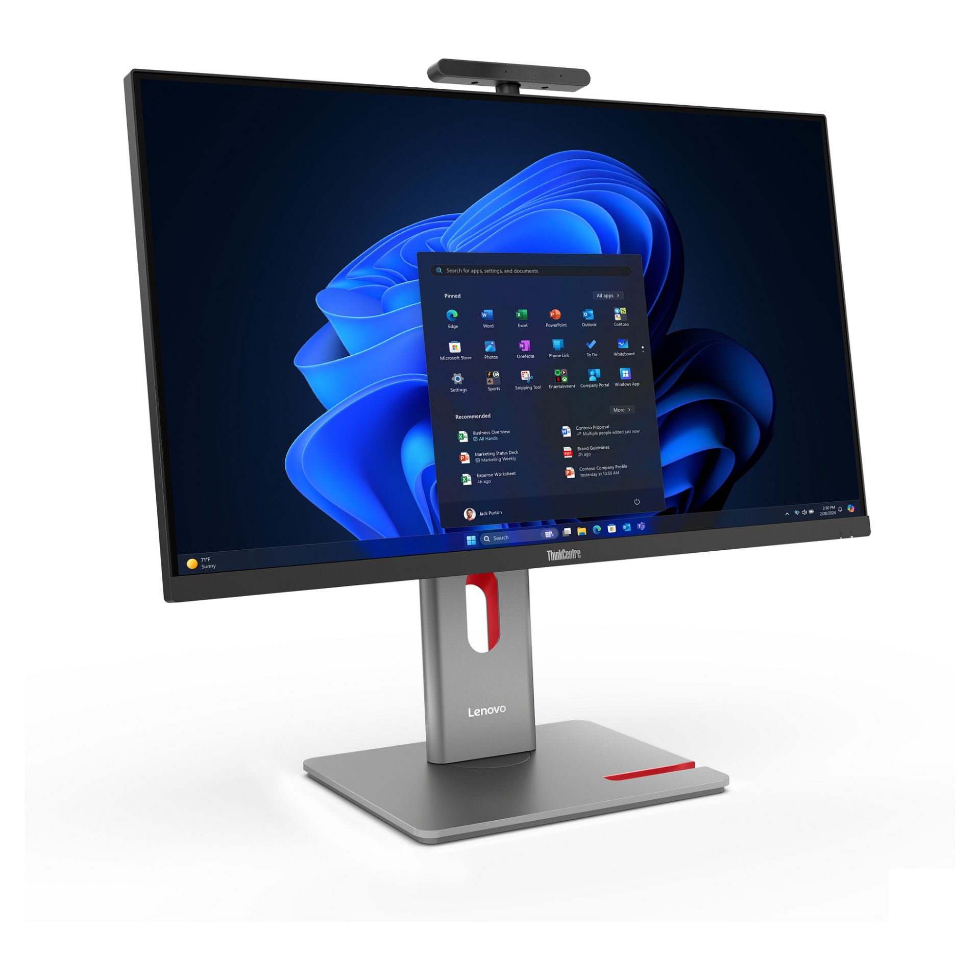 AIO Lenovo ThinkCentre M90a 27 Pro G6 / Ultra 5 / 32GB DDR5 / 512GB / 27" Quad HD / Intel Graphics / Kb+Mouse - Zezë - Figura 3
