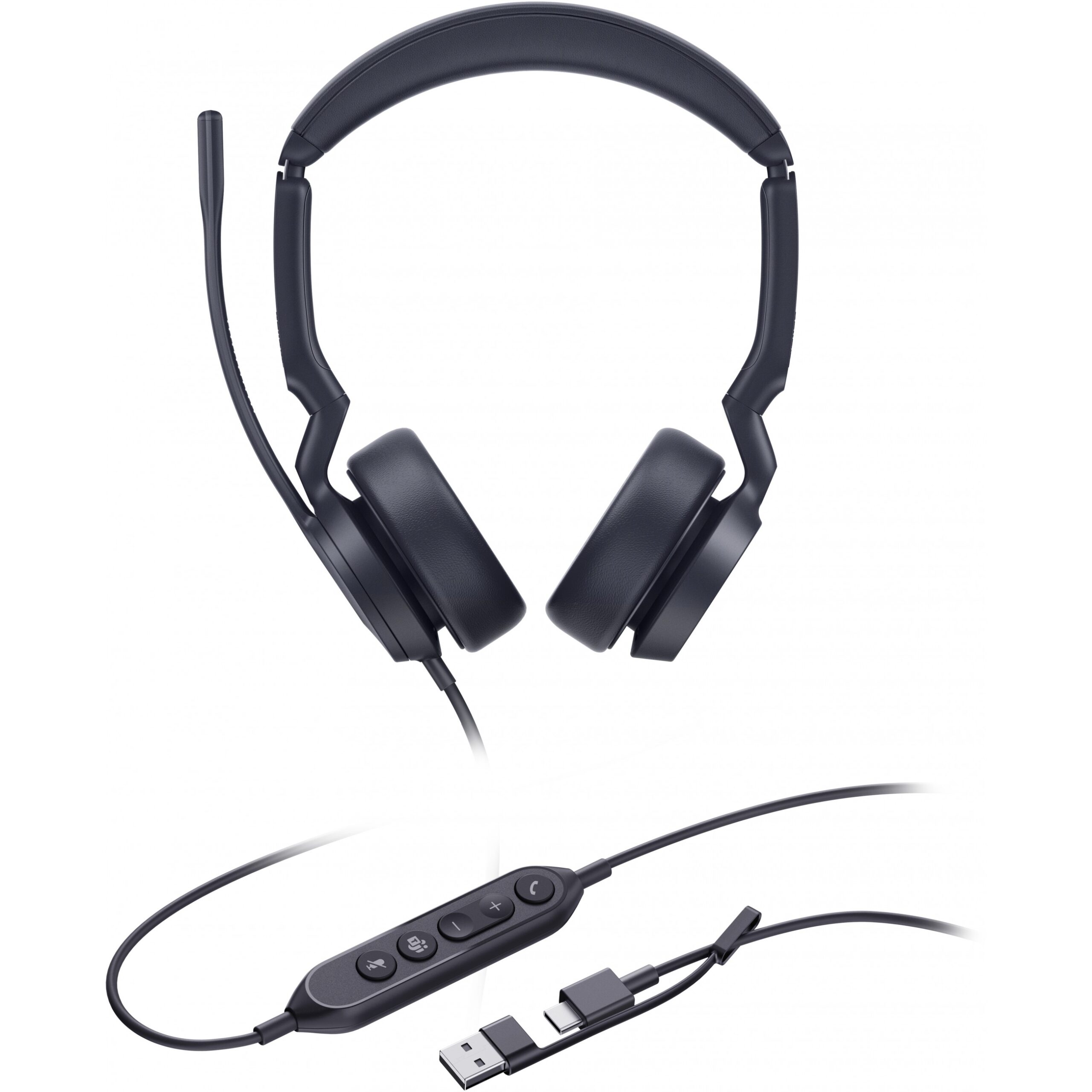 Kufje me Kabllo Yealink UH44 Dual Teams / USB-C & USB-A - Zezë