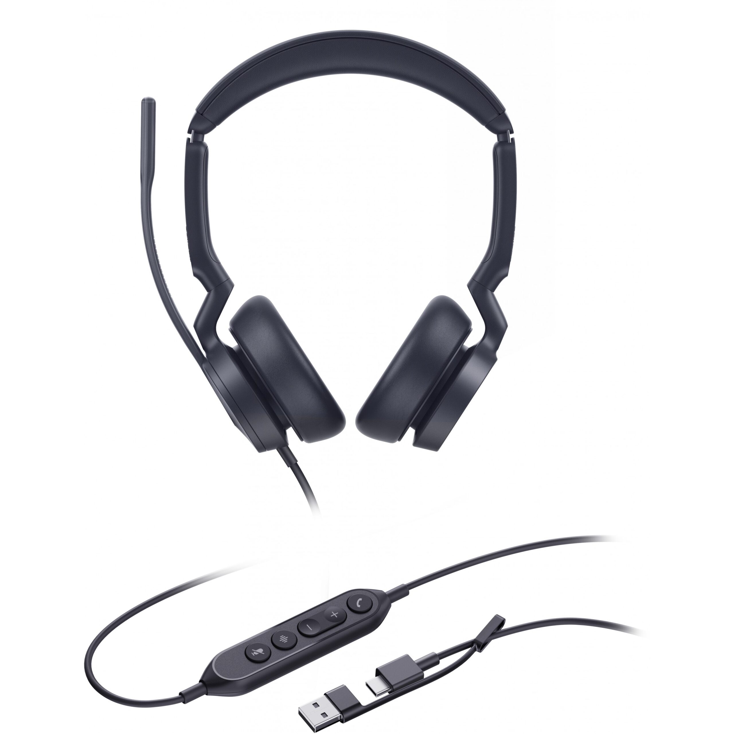 Kufje me Kabllo Yealink UH46 Dual UC / USB-C & USB-A - Zezë