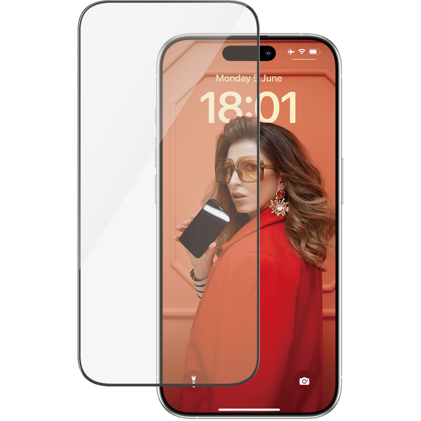 Aksesorë për telefon PanzerGlass / iPhone 15 Pro / UWF with EasyAligner
