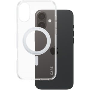 Aksesorë për telefon CARE / Kickstand Case / MagSAFE / iPhone 16 Plus - Argjend