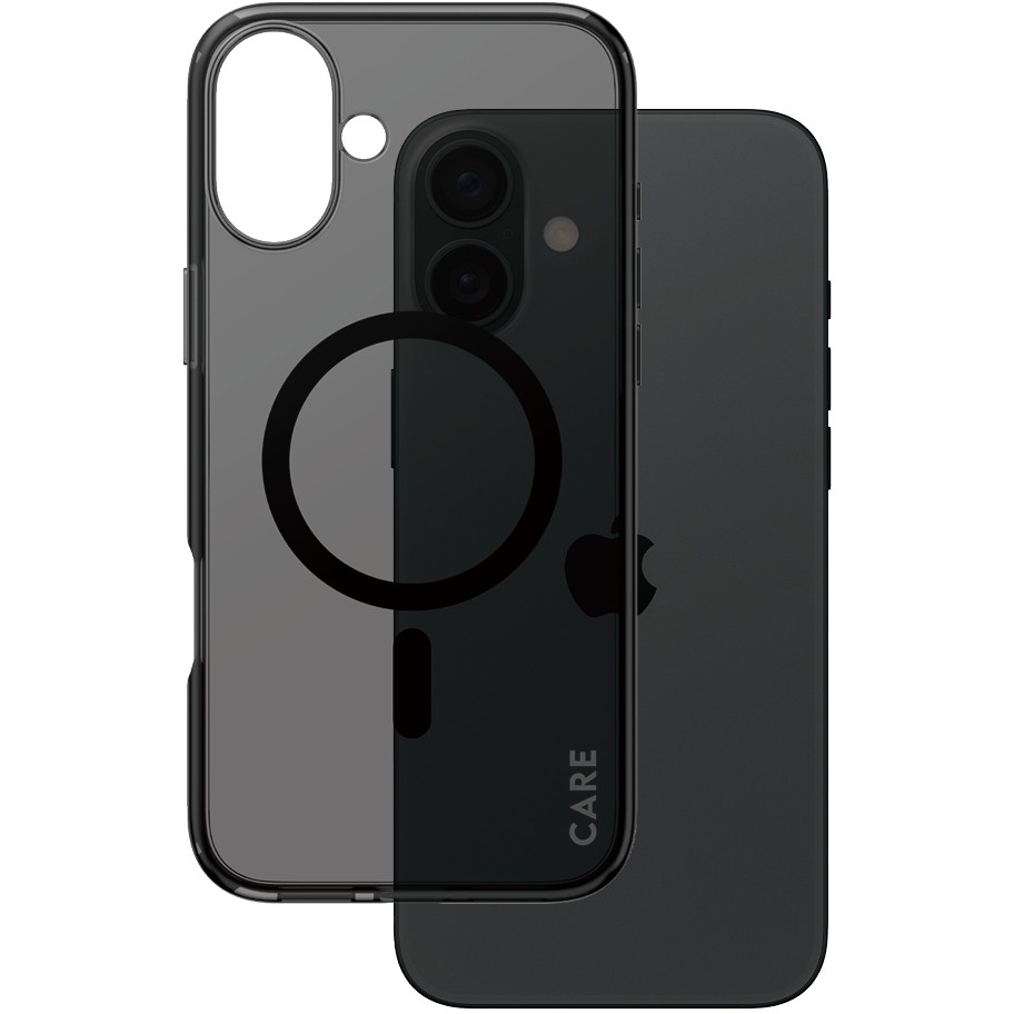 Aksesorë për telefon CARE Flagship / MagSAFE Compatible / iPhone 16 Plus - Gri e Errët