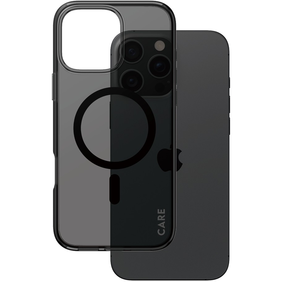 Aksesorë për telefon CARE Flagship / MagSAFE Compatible / iPhone 16 Pro Max - Gri e Errët
