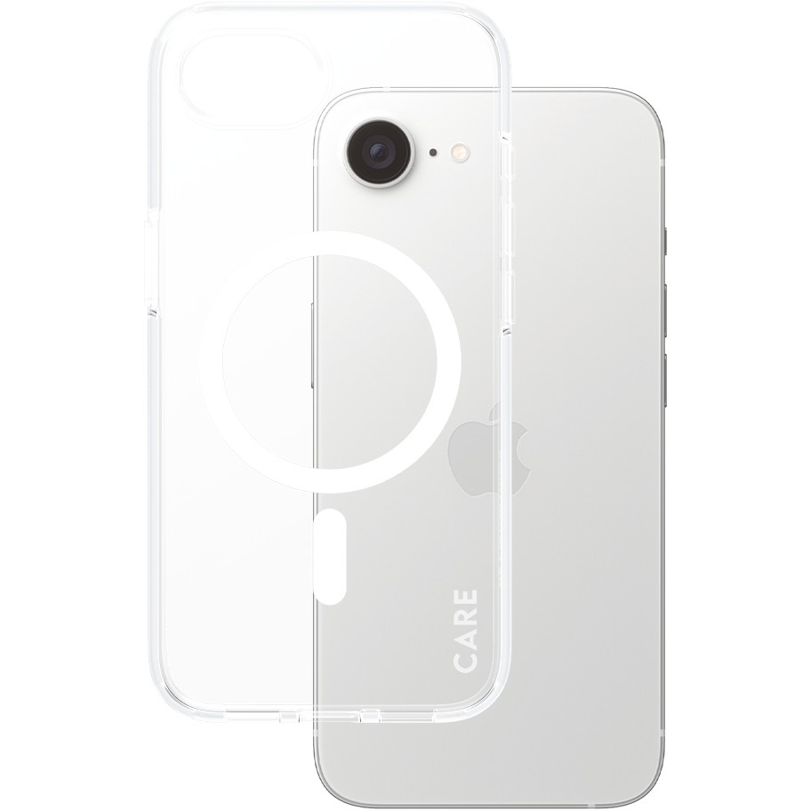Aksesorë për telefon CARE / Case Flagship Urban Combat MagSafe / iPhone 16e - Transparent