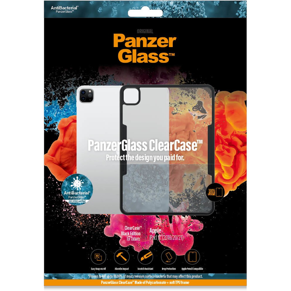 Aksesorë për tablet PanzerGlass / ClearCase / iPad 11" (2018 / 2020 / 2021) - Zezë - Figura 3
