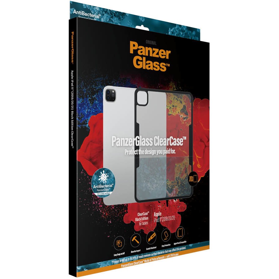 Aksesorë për tablet PanzerGlass / ClearCase / iPad 11" (2018 / 2020 / 2021) - Zezë - Figura 5