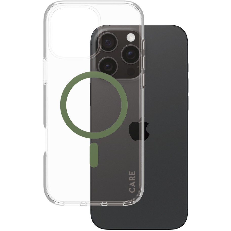 Aksesorë për telefon CARE / Case Flagship MagSafe / iPhone 16 Pro Max - Gjelbër