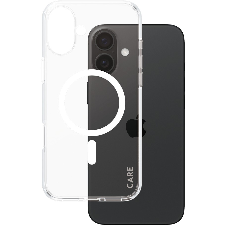 Aksesorë për telefon CARE / Case Flagship MagSafe / iPhone 16 Plus - Bardhë