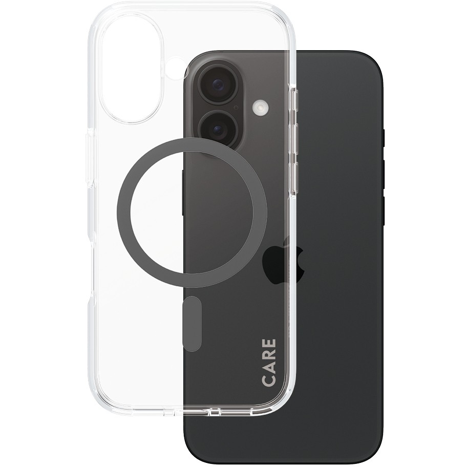 Aksesorë për telefon CARE / Case Flagship MagSafe / iPhone 16 - Zezë