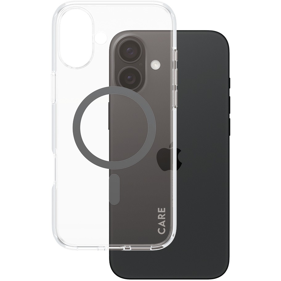 Aksesorë për telefon CARE / Case Flagship MagSafe / iPhone 16 Plus - Zezë