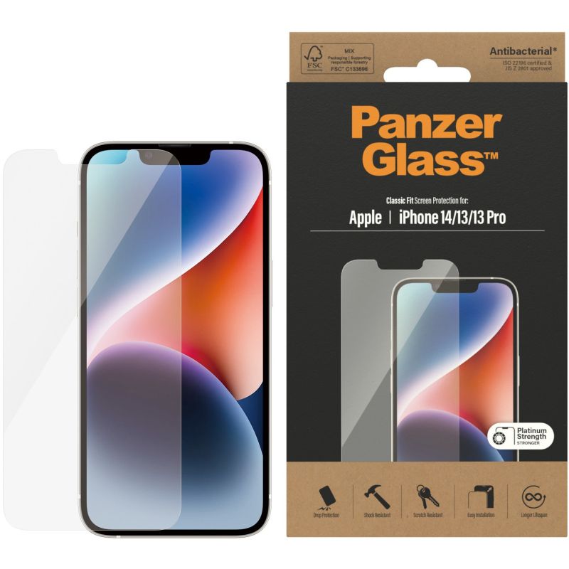 Aksesorë për telefon Display Screen Protector PanzerGlass™ Apple iPhone 13 / iPhone 13 Pro / iPhone 14 - Transparente - Figura 2