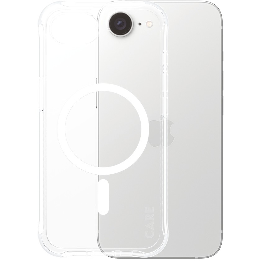 Aksesorë për telefon CARE Fashionable Samba MagSafe Case for iPhone 16e / Bulk Pack – Transparente