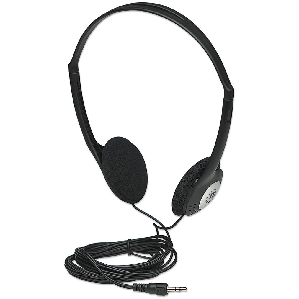 Kufje me Kabllo Stereo MANHATTAN / 3.5mm – Zezë