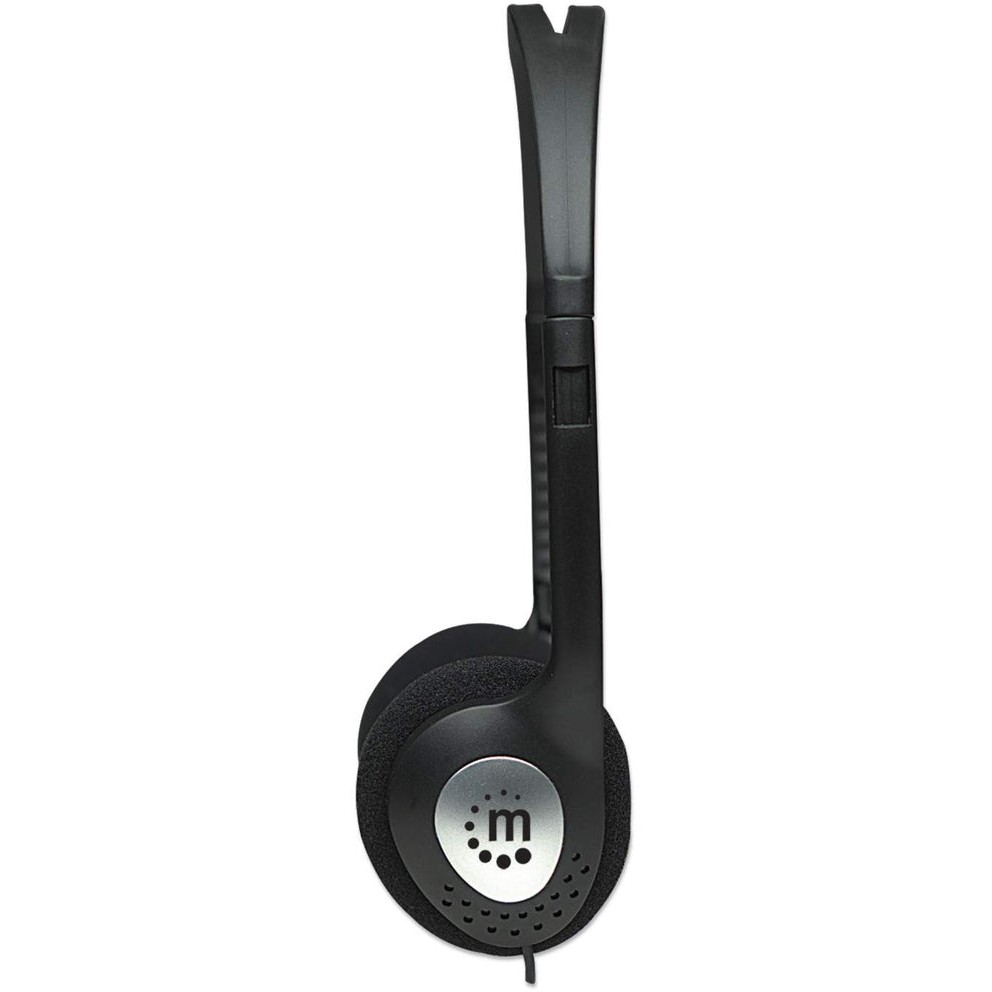 Kufje me Kabllo Stereo MANHATTAN / 3.5mm – Zezë - Figura 3