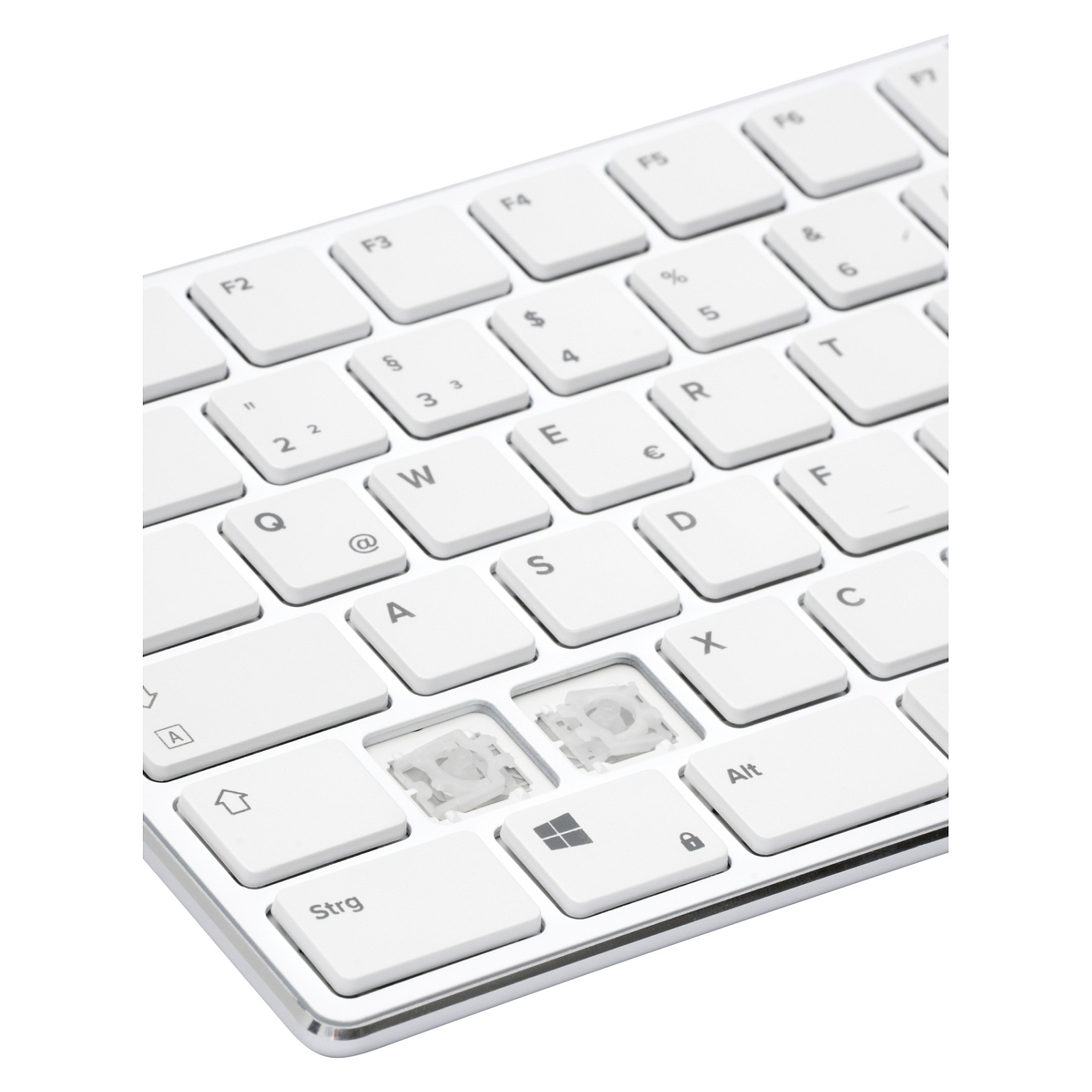 Tastierë me kabllo Speedlink RIVA Slim Metal Scissor / QWERTZ - Bardhë - Figura 4
