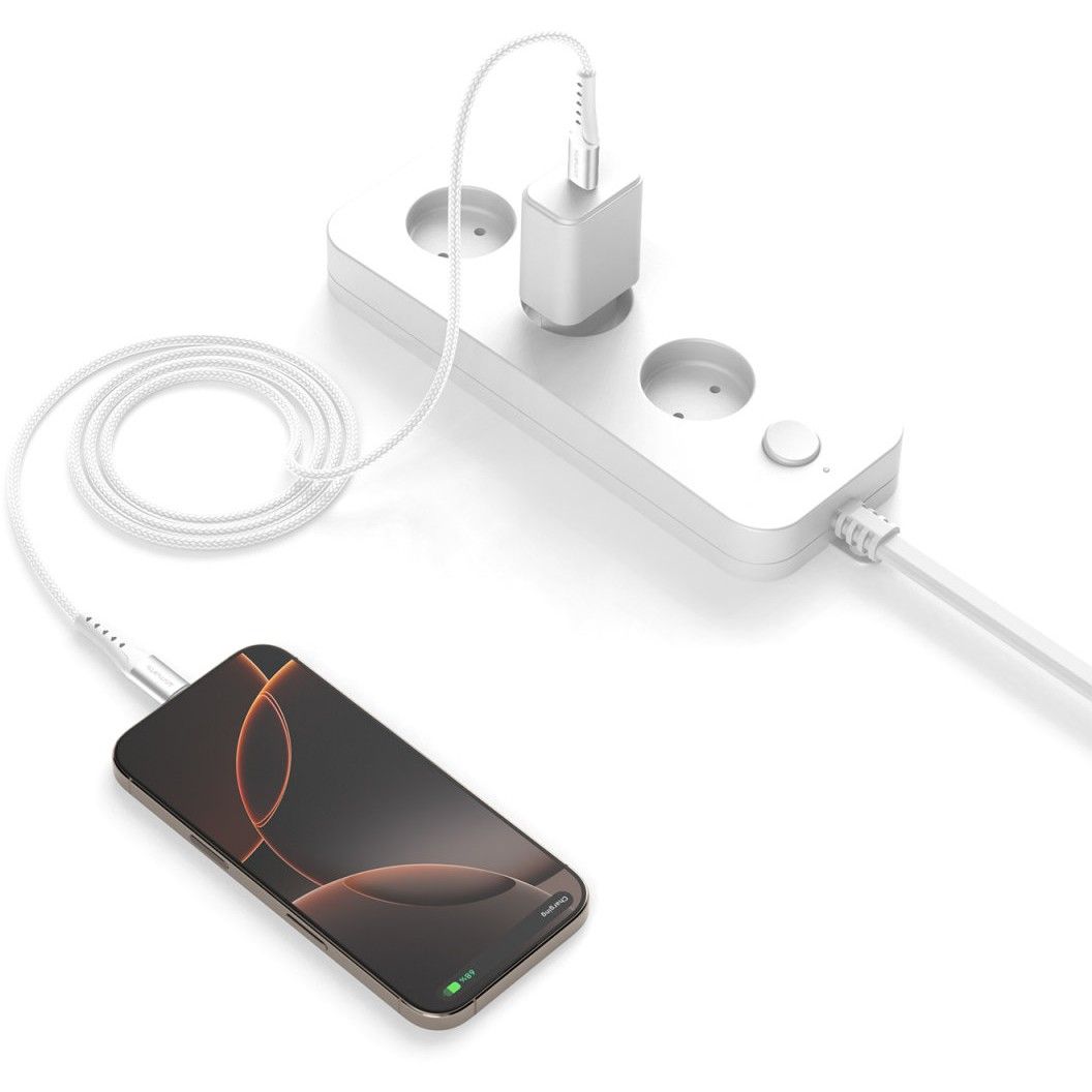 Aksesorë për telefon 4smarts USB-C Cable PrimeCord / 60W / 1.5m – Bardhë - Figura 3