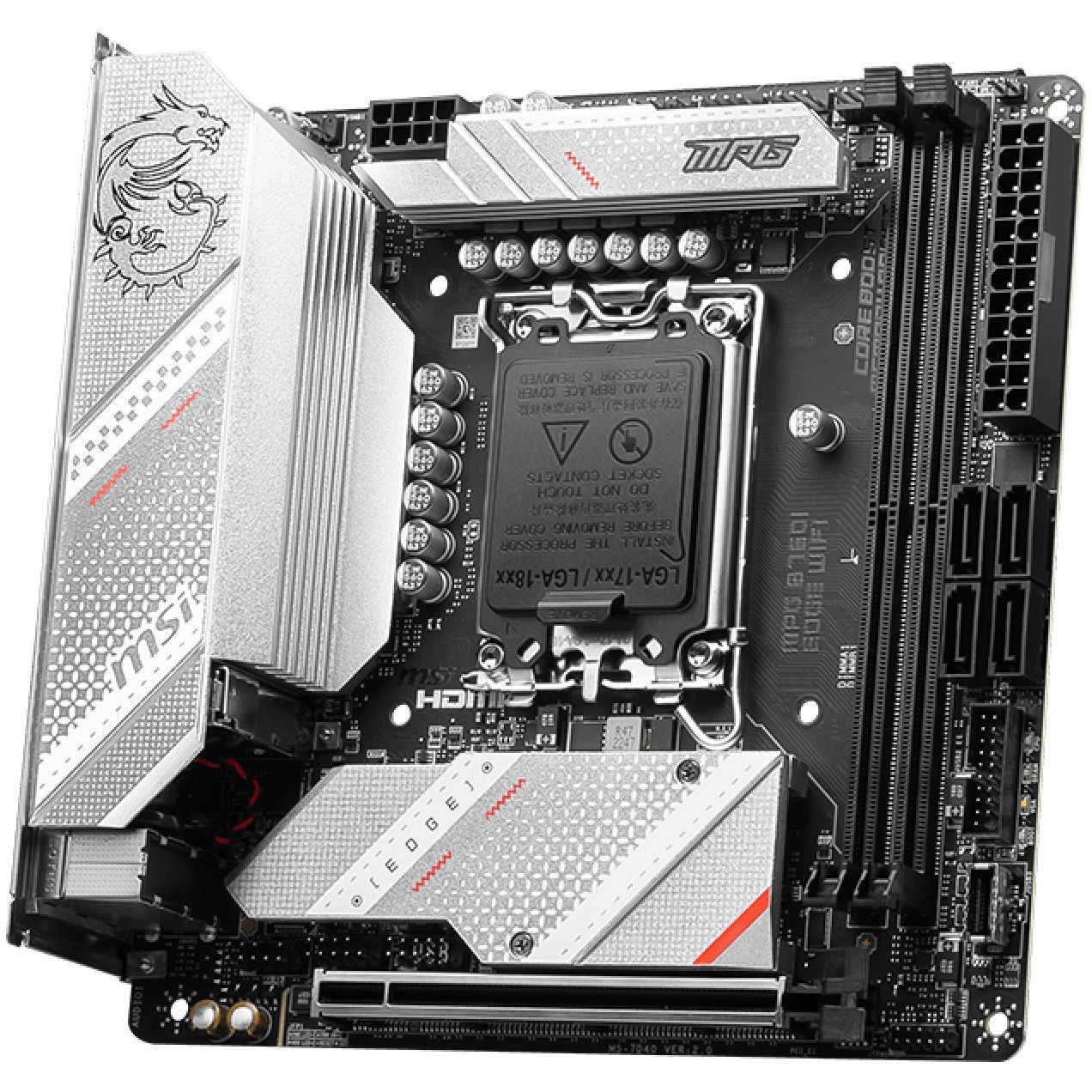 Pllakë Amë MB Intel MSI MPG B760I Edge / LGA 1700 / DDR5 / mITX / HDMI+DP - Figura 3
