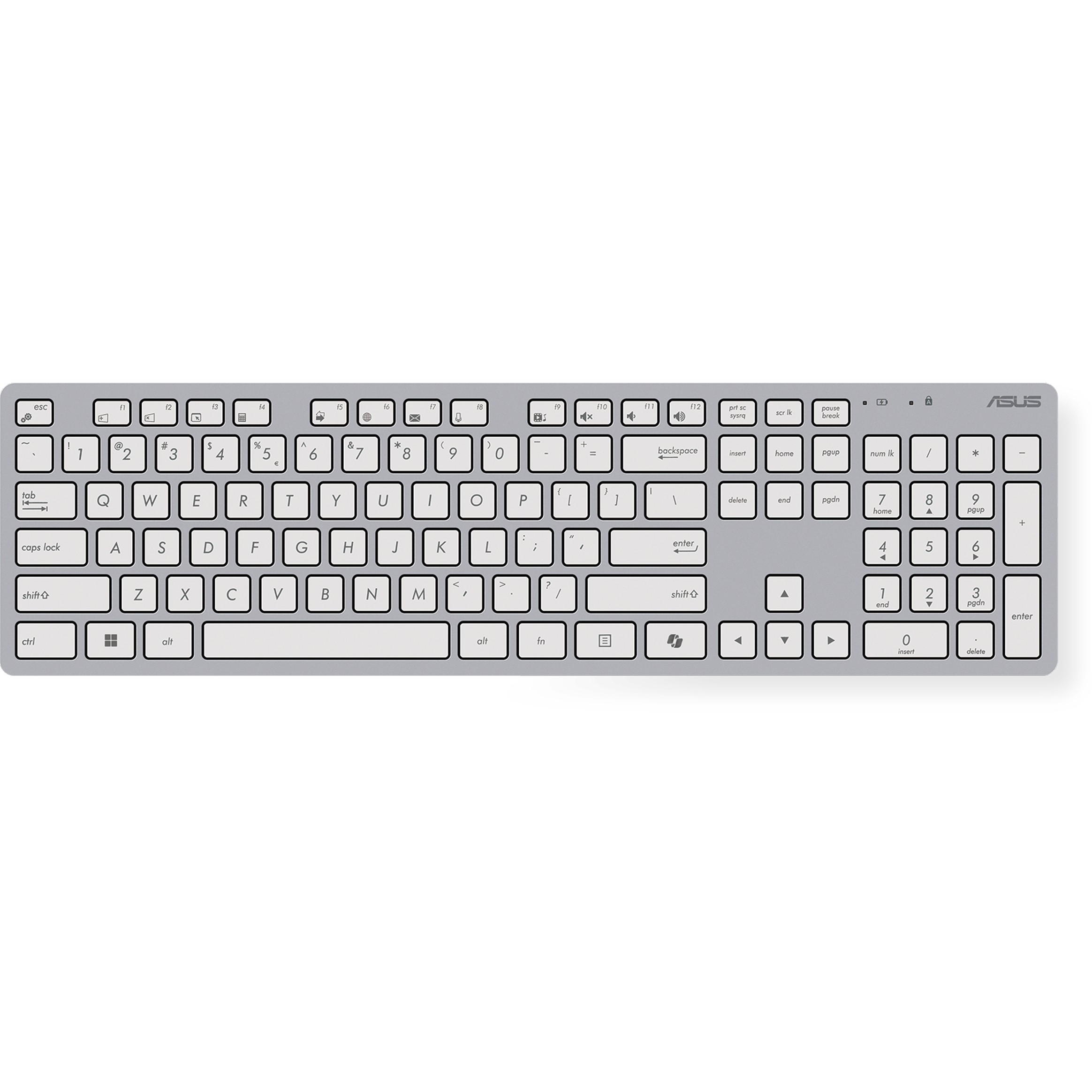 Combo (Tastierë & Maus ) Asus W5000 Wireless Keyboard and Mouse Set / German Layout - Bardhë - Figura 3