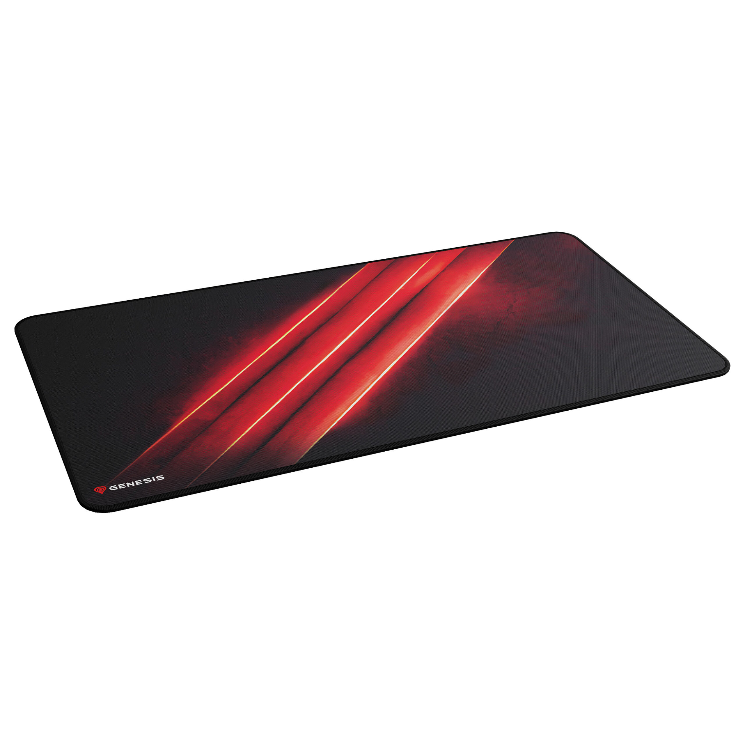 Mauspad Genesis CARBON 500 FLASH XXL 900x450 x2.5 mm - Zezë / Kuqe - Figura 3