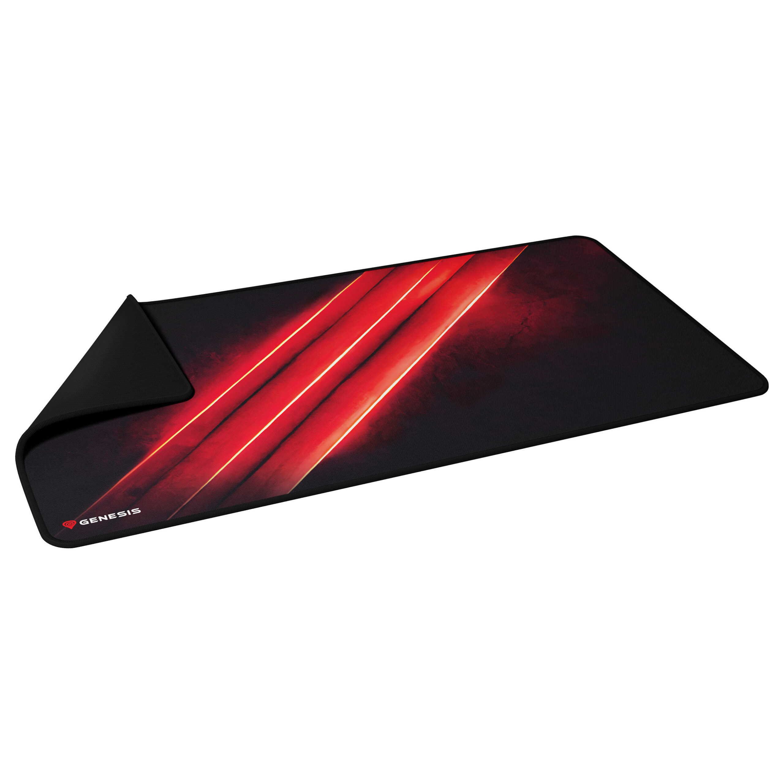 Mauspad Genesis CARBON 500 FLASH XXL 900x450 x2.5 mm - Zezë / Kuqe - Figura 5