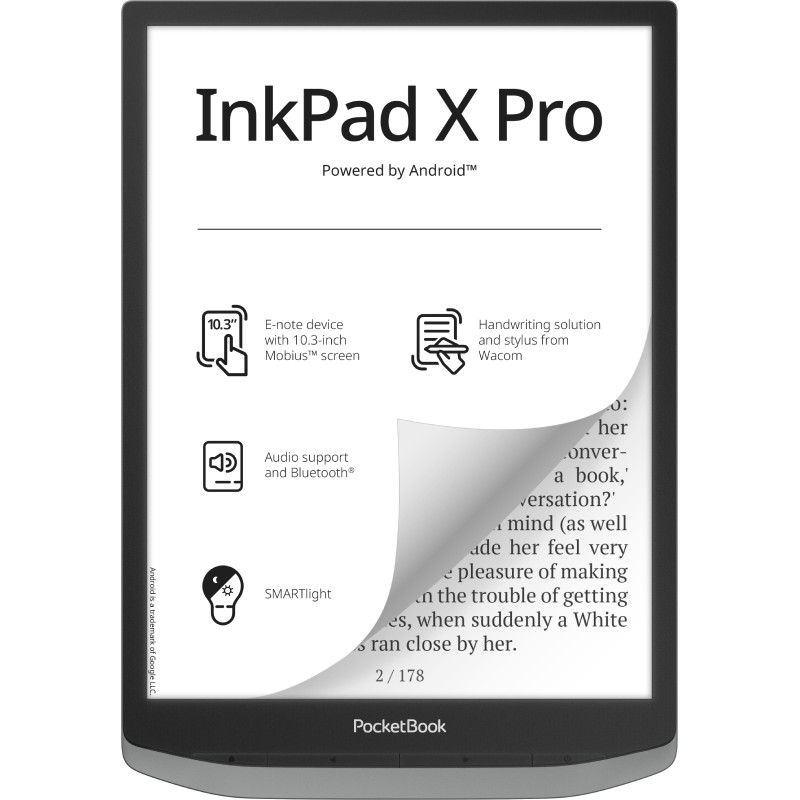 E-book PocketBook InkPad X Pro 10.3"/ 32GB – Version DACH