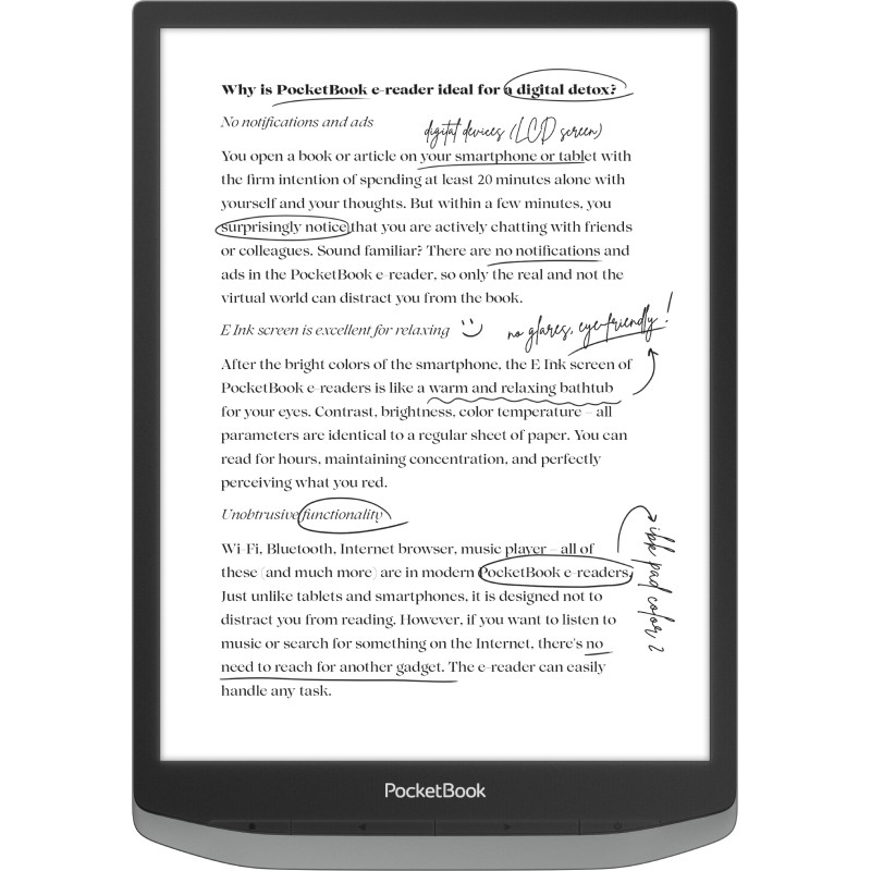 E-book PocketBook InkPad X Pro 10.3"/ 32GB – Version DACH - Figura 3