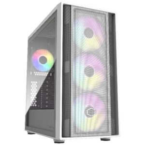 Kasë Midi Tower CoolerMaster MasterBox 600 – Bardhë