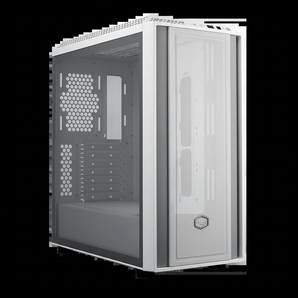 Kasë Midi Tower CoolerMaster MasterBox 600 Lite – Bardhë - Figura 2