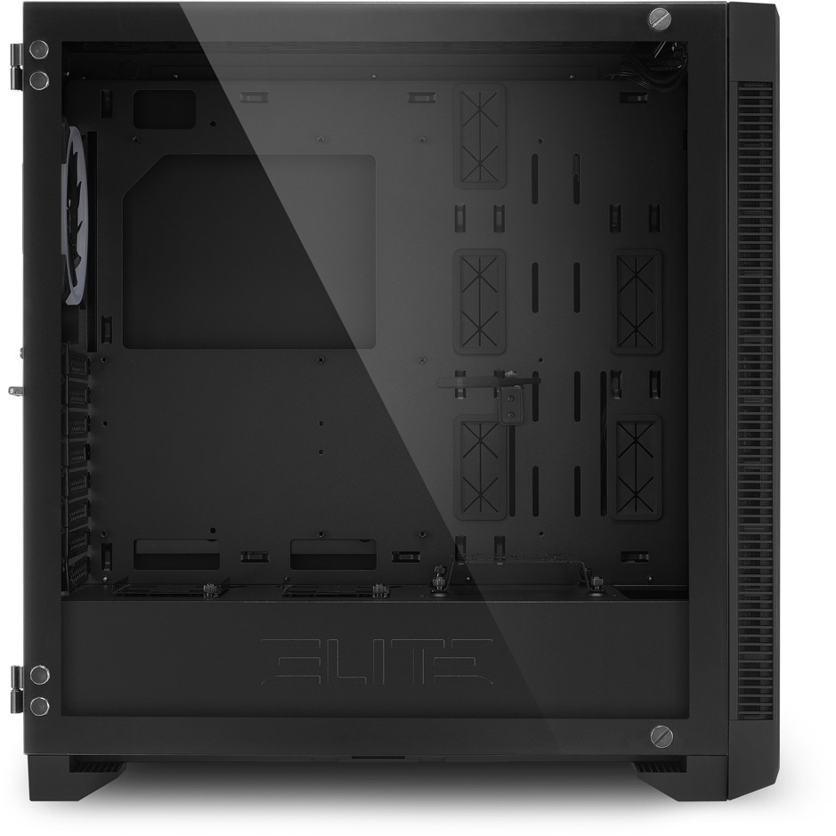 Kasë Sharkoon Elite Shark CA200M ATX/E-ATX 1xGlas – Zezë - Figura 4